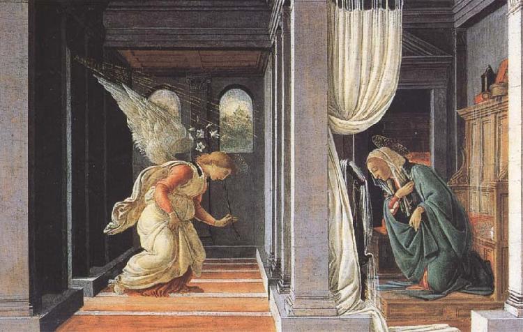 Sandro Botticelli Annunciation oil painting image
